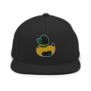 PupStyle + SchwuZ | Puppy Duck / Dark Green | Snapback Cap Black PupStyle