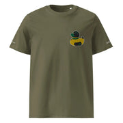 PupStyle + SchwuZ | Puppy Duck / Dark Green | T-Shirt bestickt Khaki PupStyle + SchwuZ