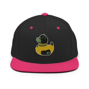 PupStyle + SchwuZ | Puppy Duck / Green | Snapback Cap Black Neon Pink PupStyle + SchwuZ