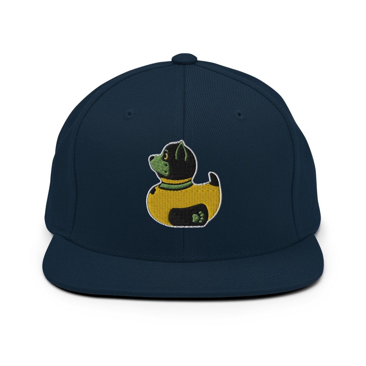 PupStyle + SchwuZ | Puppy Duck / Green | Snapback Cap Dark Navy PupStyle + SchwuZ