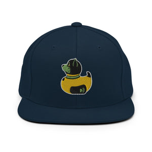 PupStyle + SchwuZ | Puppy Duck / Green | Snapback Cap Dark Navy PupStyle + SchwuZ
