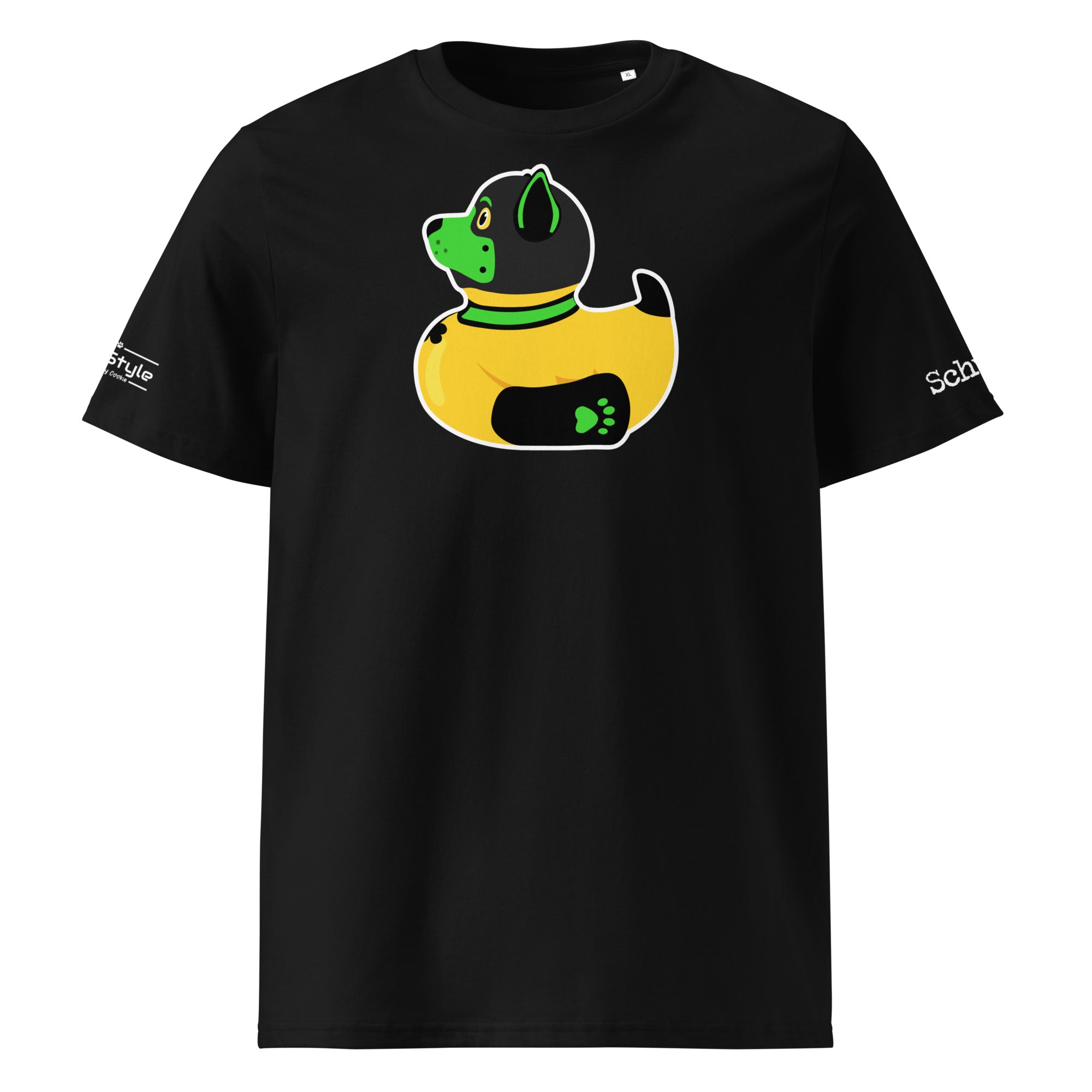 PupStyle + SchwuZ | Puppy Duck / Green | T-Shirt - PupStyle