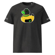 PupStyle + SchwuZ | Puppy Duck / Green | T-Shirt Dark Heather Grey PupStyle