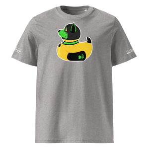 PupStyle + SchwuZ | Puppy Duck / Green | T-Shirt Heather Grey PupStyle