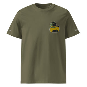 PupStyle + SchwuZ | Puppy Duck / Green | T-Shirt bestickt - PupStyle