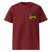 PupStyle + SchwuZ | Puppy Duck / Green | T-Shirt bestickt Burgundy PupStyle + SchwuZ