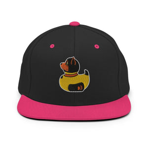 PupStyle + SchwuZ | Puppy Duck / Orange | Snapback Cap Black Neon Pink PupStyle + SchwuZ