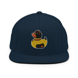 PupStyle + SchwuZ | Puppy Duck / Orange | Snapback Cap Dark Navy PupStyle + SchwuZ