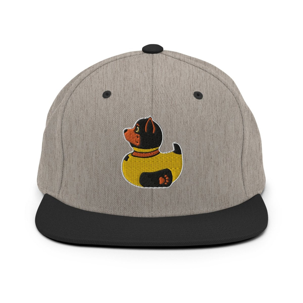 PupStyle + SchwuZ | Puppy Duck / Orange | Snapback Cap Heather Black PupStyle + SchwuZ