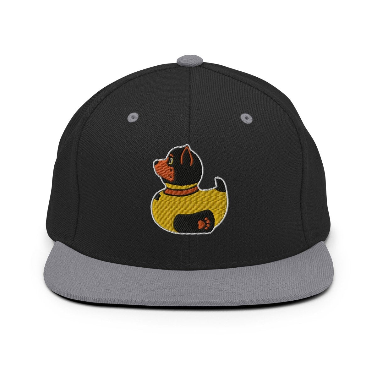 PupStyle + SchwuZ | Puppy Duck / Orange | Snapback Cap Black Silver PupStyle + SchwuZ