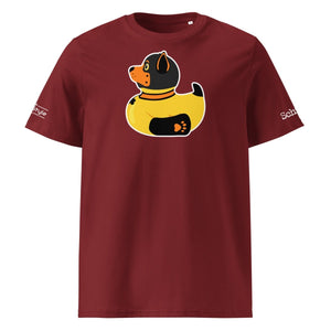 PupStyle + SchwuZ | Puppy Duck / Orange | T-Shirt Burgundy PupStyle
