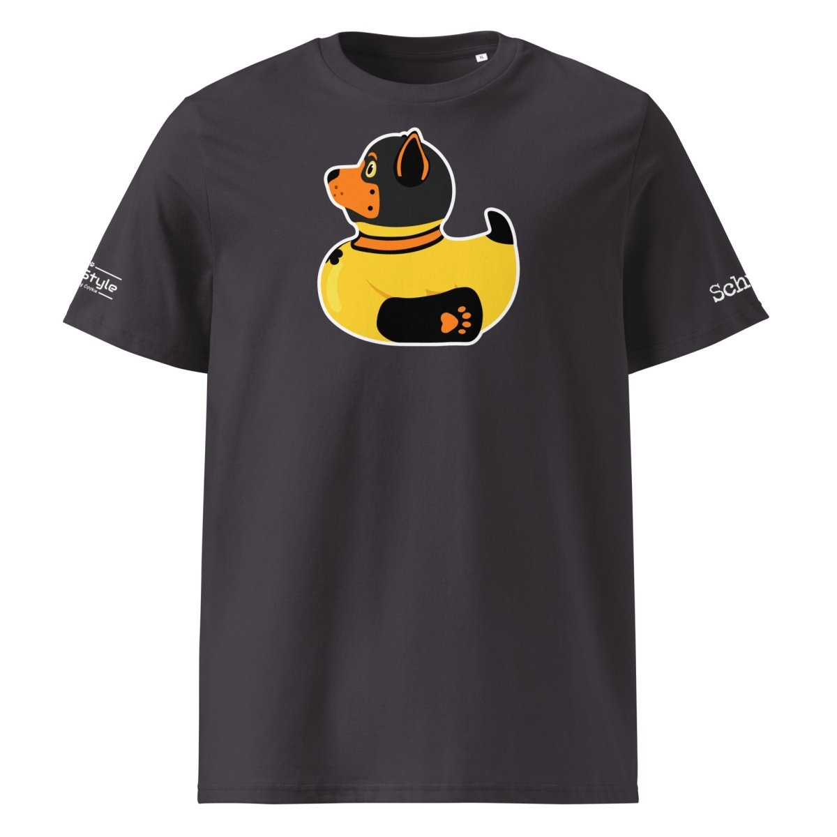 PupStyle + SchwuZ | Puppy Duck / Orange | T-Shirt Anthracite PupStyle
