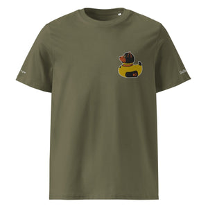 PupStyle + SchwuZ | Puppy Duck / Orange | T-Shirt bestickt Khaki PupStyle