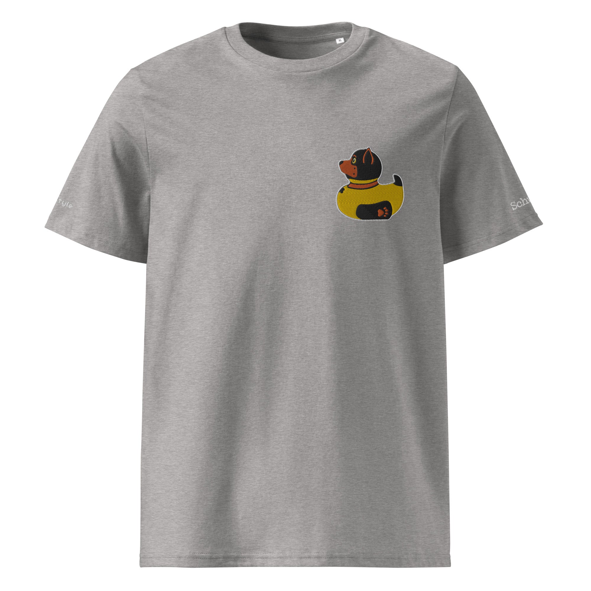 PupStyle + SchwuZ | Puppy Duck / Orange | T-Shirt bestickt - PupStyle