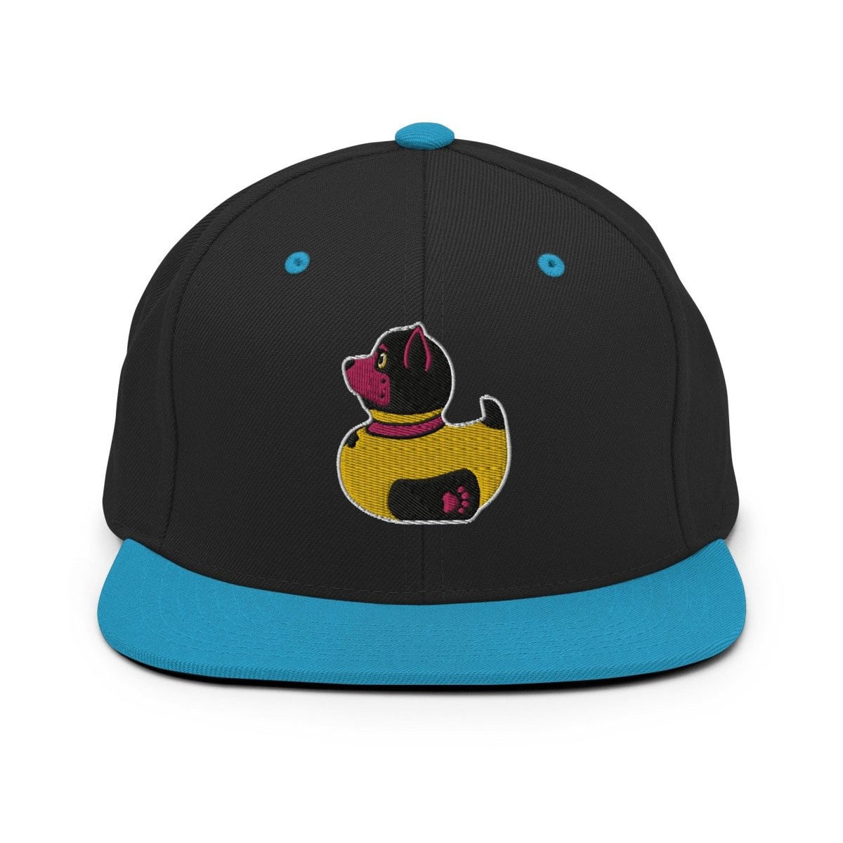 PupStyle + SchwuZ | Puppy Duck / Pink | Snapback Cap Black Teal PupStyle + SchwuZ