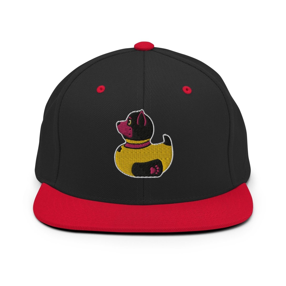 PupStyle + SchwuZ | Puppy Duck / Pink | Snapback Cap Black Red PupStyle + SchwuZ