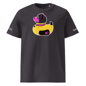 PupStyle + SchwuZ | Puppy Duck / Pink | T-Shirt Anthracite PupStyle