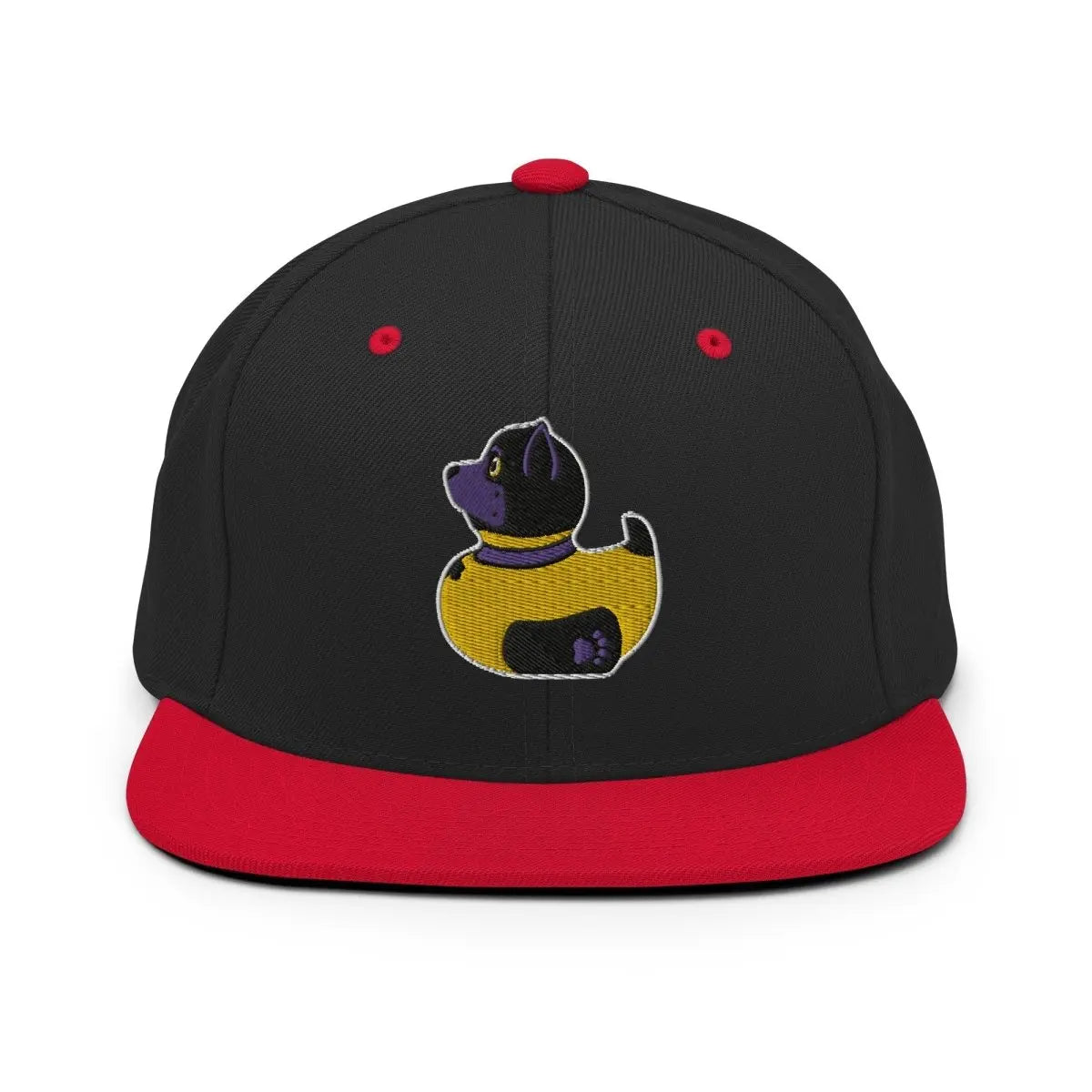 PupStyle + SchwuZ | Puppy Duck / Purple | Snapback Cap Black Red PupStyle + SchwuZ