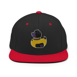 PupStyle + SchwuZ | Puppy Duck / Purple | Snapback Cap Black Red PupStyle + SchwuZ