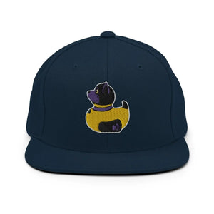 PupStyle + SchwuZ | Puppy Duck / Purple | Snapback Cap Dark Navy PupStyle + SchwuZ