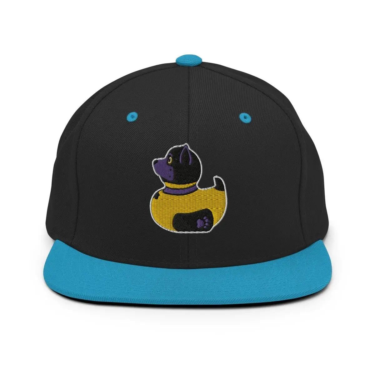 PupStyle + SchwuZ | Puppy Duck / Purple | Snapback Cap Black Teal PupStyle + SchwuZ