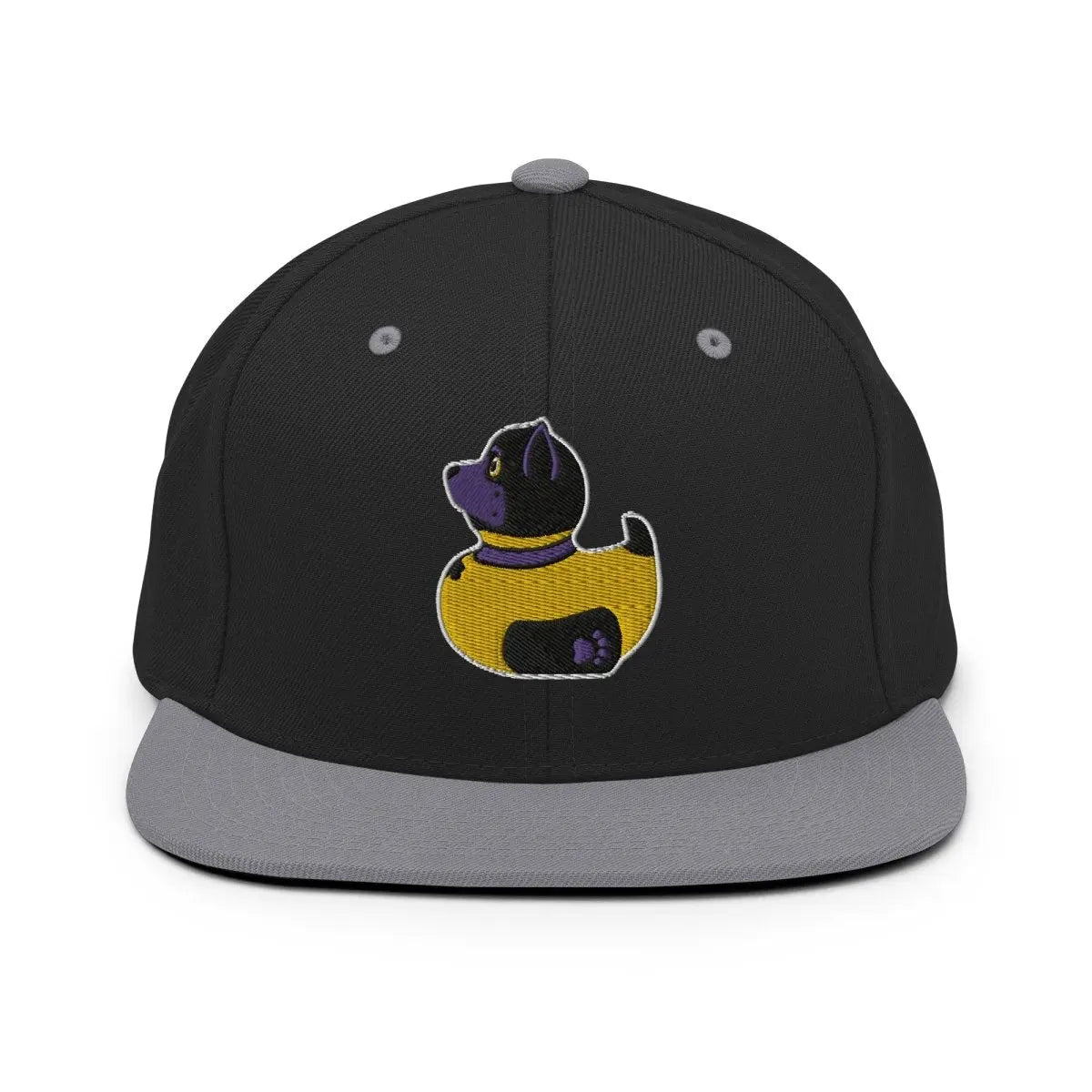 PupStyle + SchwuZ | Puppy Duck / Purple | Snapback Cap Black Silver PupStyle + SchwuZ