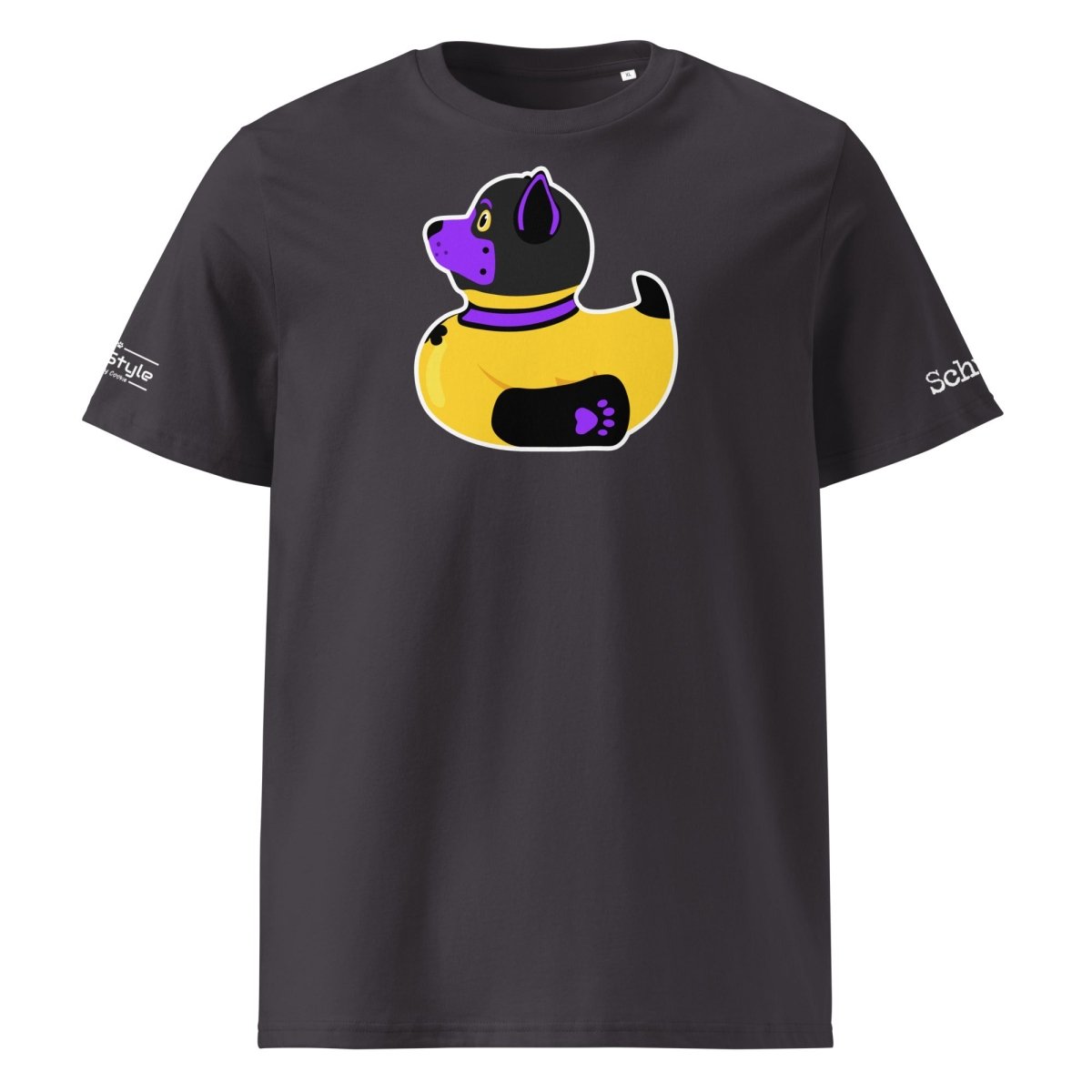 PupStyle + SchwuZ | Puppy Duck / Purple | T-Shirt Anthracite PupStyle