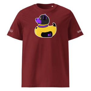 PupStyle + SchwuZ | Puppy Duck / Purple | T-Shirt Burgundy PupStyle