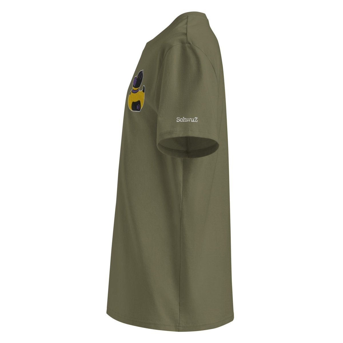 PupStyle + SchwuZ | Puppy Duck / Purple | T-Shirt bestickt PupStyle + SchwuZ