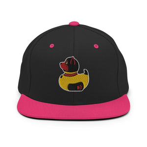 PupStyle + SchwuZ | Puppy Duck / Red | Snapback Cap Black Neon Pink PupStyle + SchwuZ