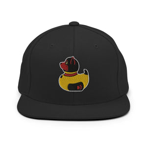 PupStyle + SchwuZ | Puppy Duck / Red | Snapback Cap Black PupStyle + SchwuZ