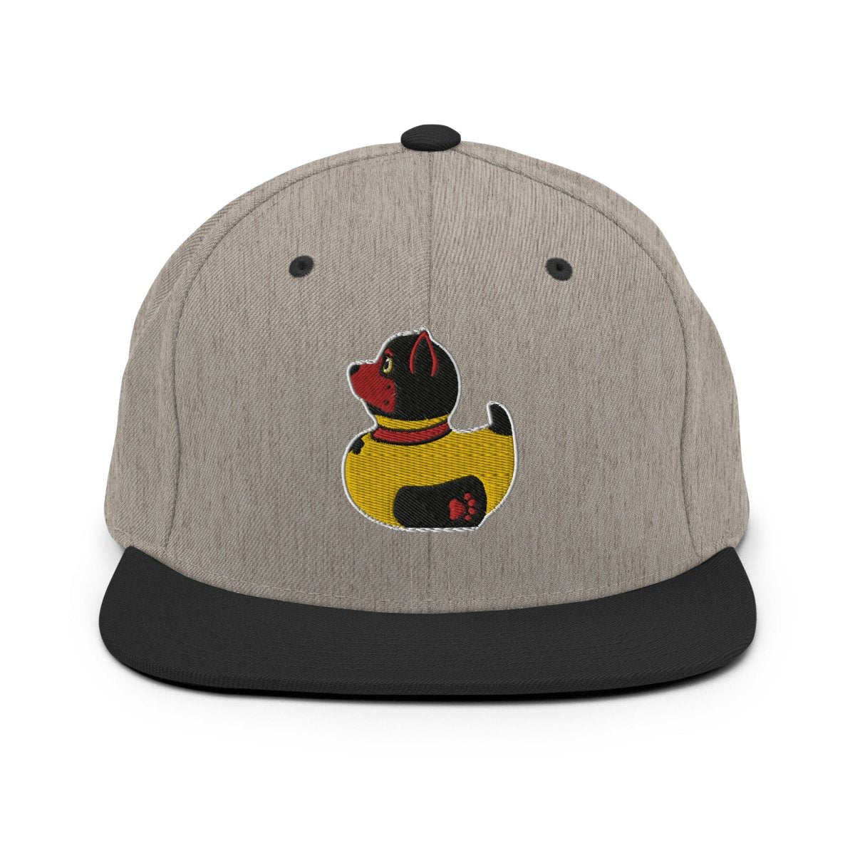 PupStyle + SchwuZ | Puppy Duck / Red | Snapback Cap Heather Black PupStyle + SchwuZ