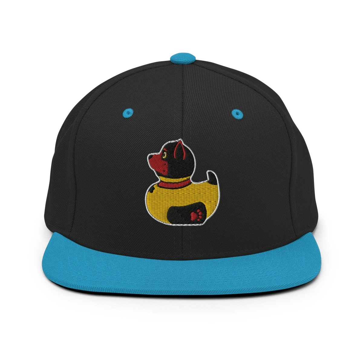 PupStyle + SchwuZ | Puppy Duck / Red | Snapback Cap Black Teal PupStyle + SchwuZ