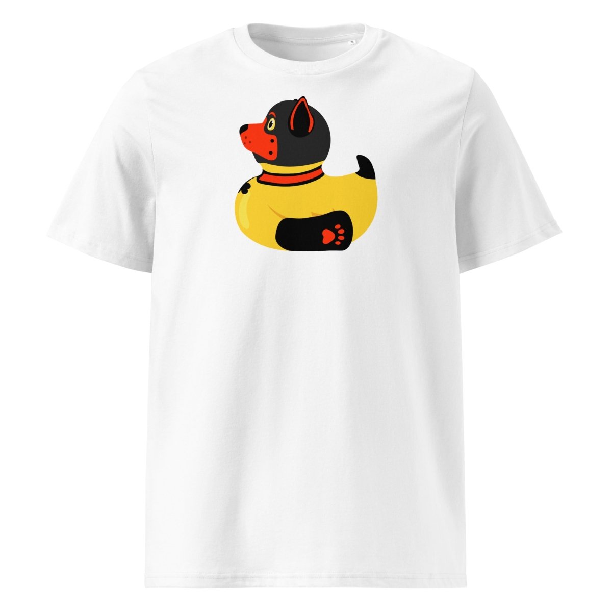 PupStyle + SchwuZ | Puppy Duck / Red | T-Shirt White PupStyle