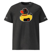 PupStyle + SchwuZ | Puppy Duck / Red | T-Shirt Dark Heather Grey PupStyle