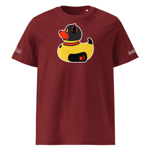 PupStyle + SchwuZ | Puppy Duck / Red | T-Shirt Burgundy PupStyle