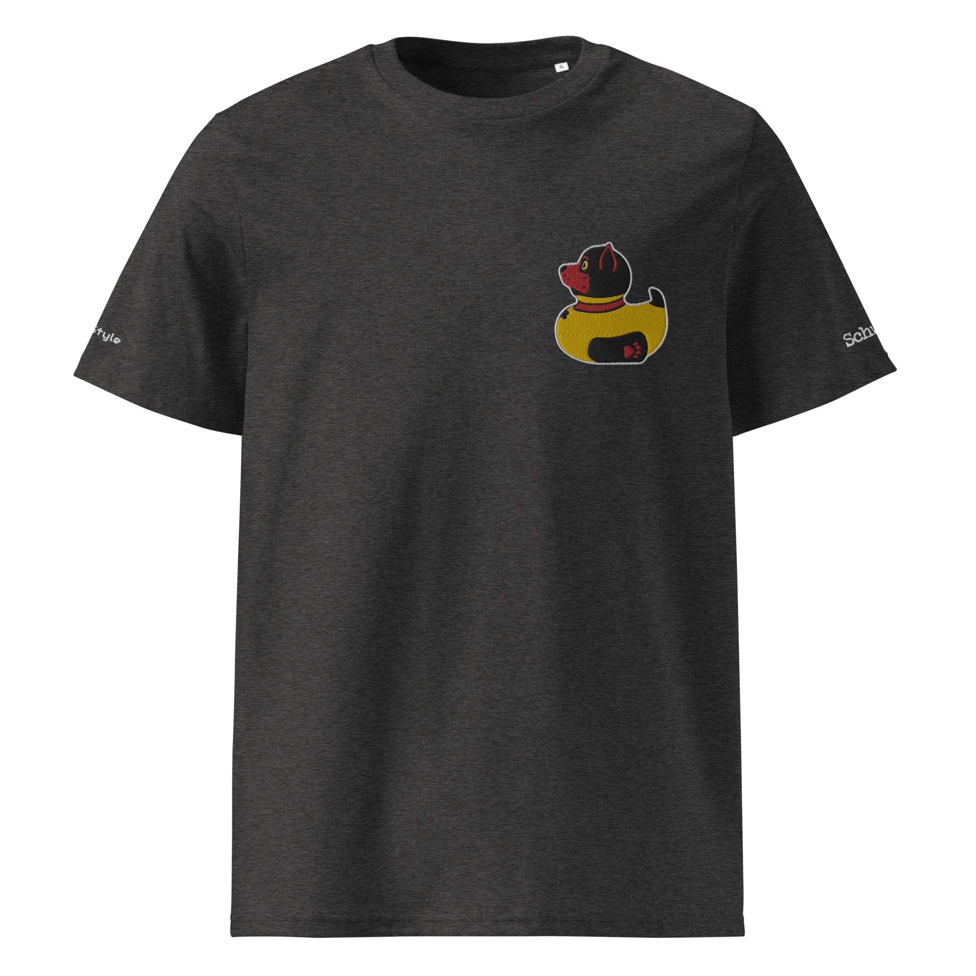 PupStyle + SchwuZ | Puppy Duck / Red | T-Shirt bestickt - PupStyle