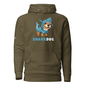 PupStyle | SharkDog | Hoodie Military Green PupStyle