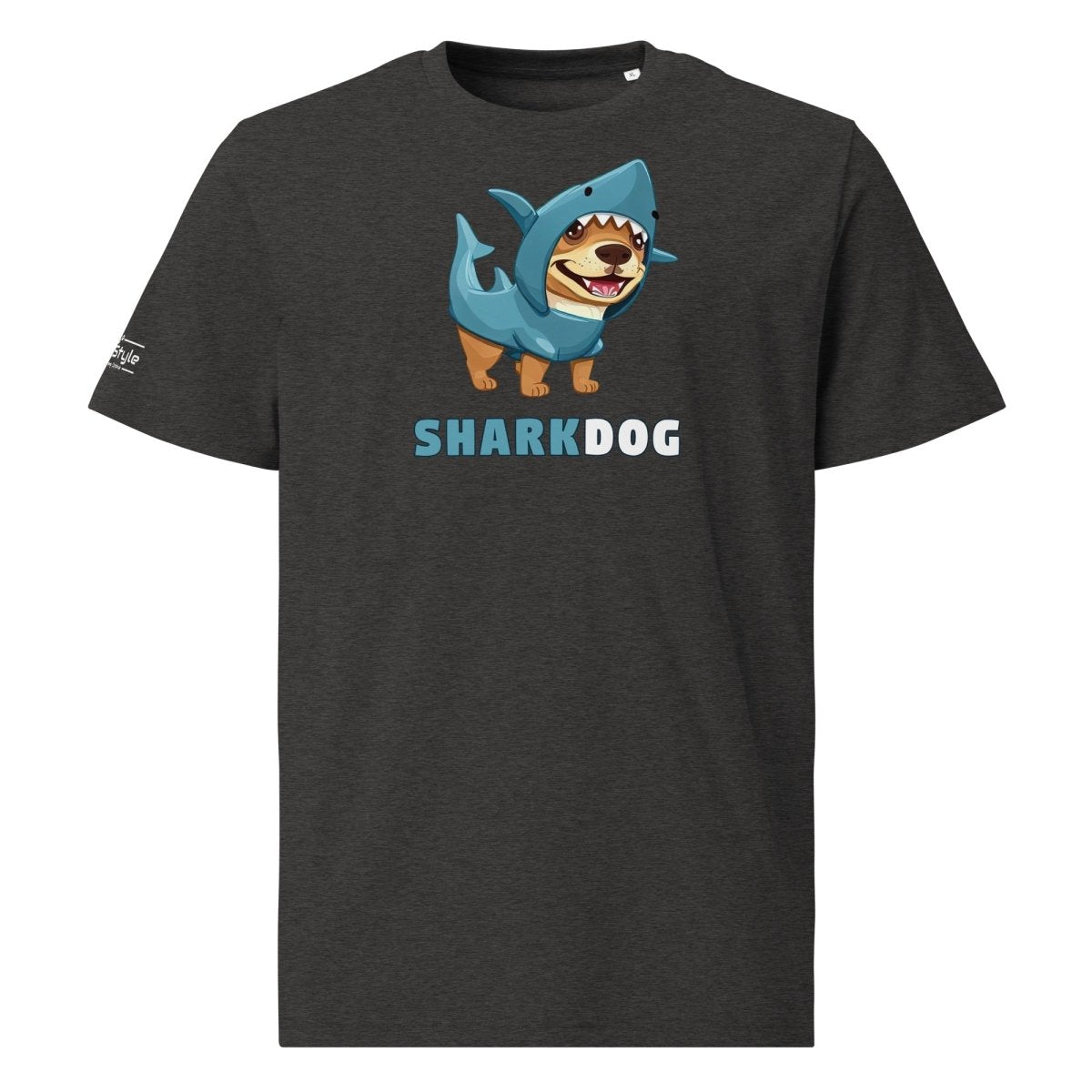 PupStyle | SharkDog | T-Shirt Dark Heather Grey PupStyle