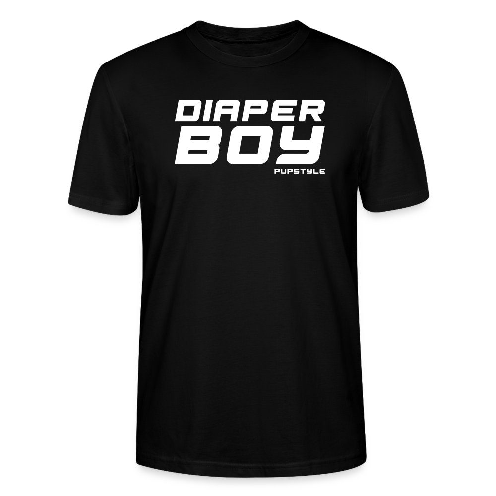 PupStyle | TextWare / DiaperBoy | T-Shirt Schwarz PupStyle