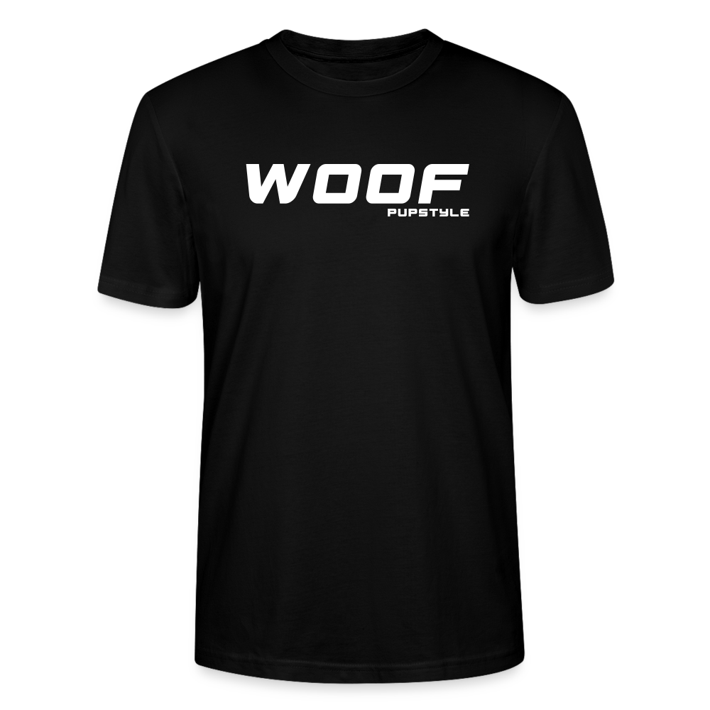 PupStyle | Textware / Woof | T-Shirt Schwarz PupStyle