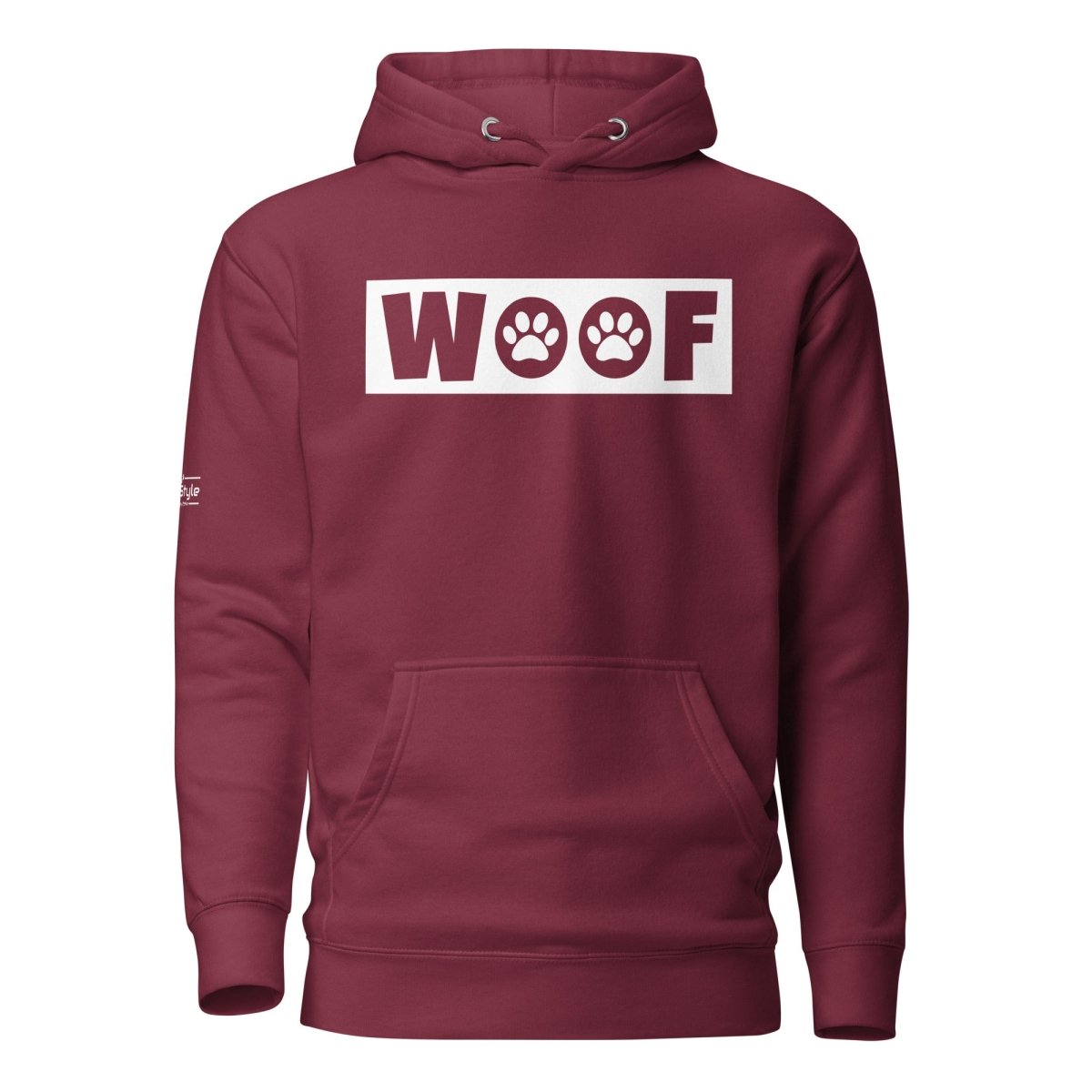 PupStyle | Woof | Hoodie Maroon PupStyle