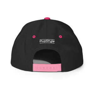 PupStyle | Woof / Pink | Snapback Cap - PupStyle