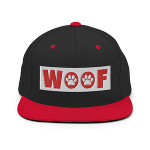 PupStyle | Woof / Red | Snapback Cap PupStyle