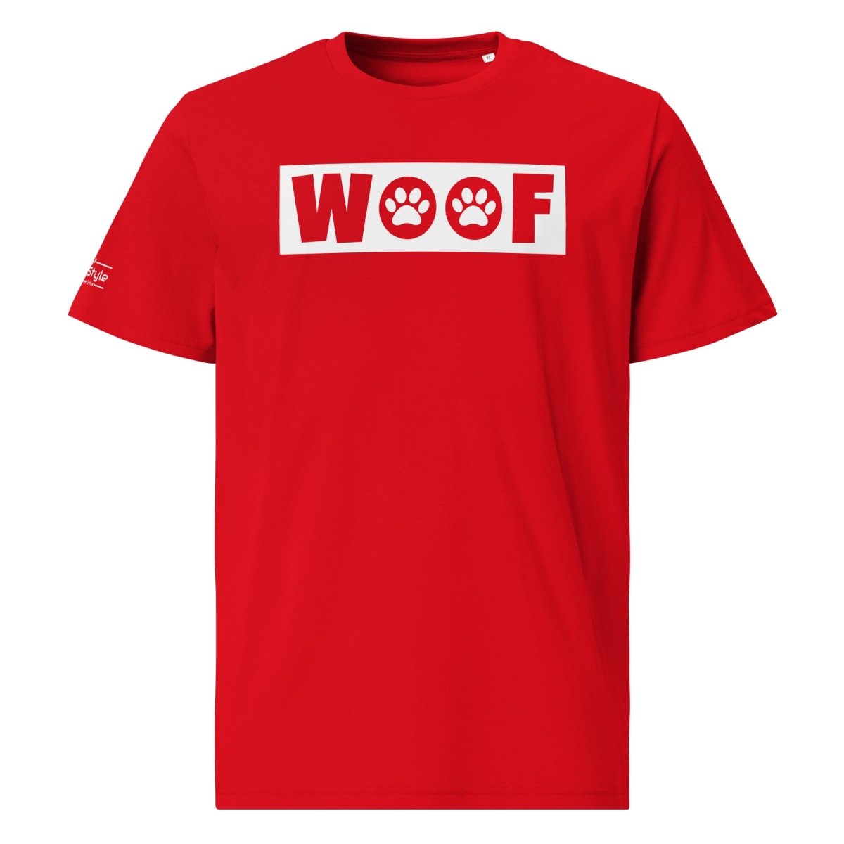 PupStyle | Woof | T-Shirt Red PupStyle