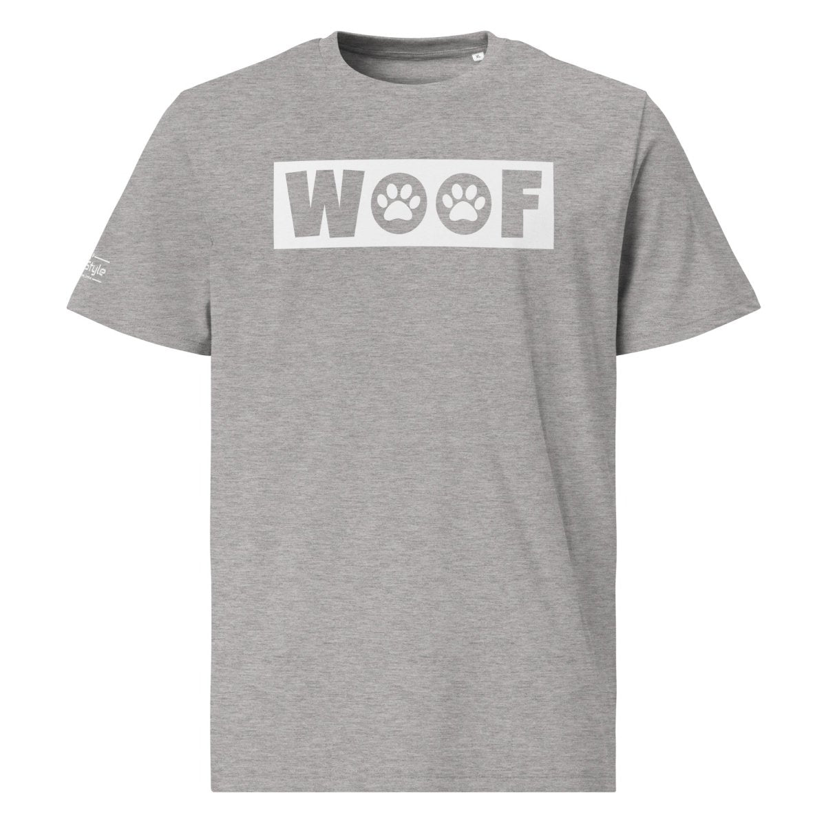 PupStyle | Woof | T-Shirt Heather Grey PupStyle