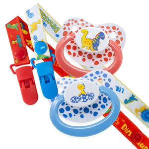 Rearz | Dino | 2er Set - Adult Schnuller + Schnullerkette Rearz