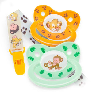 Rearz | Safari | 2er Set - Adult Schnuller + Schnullerkette