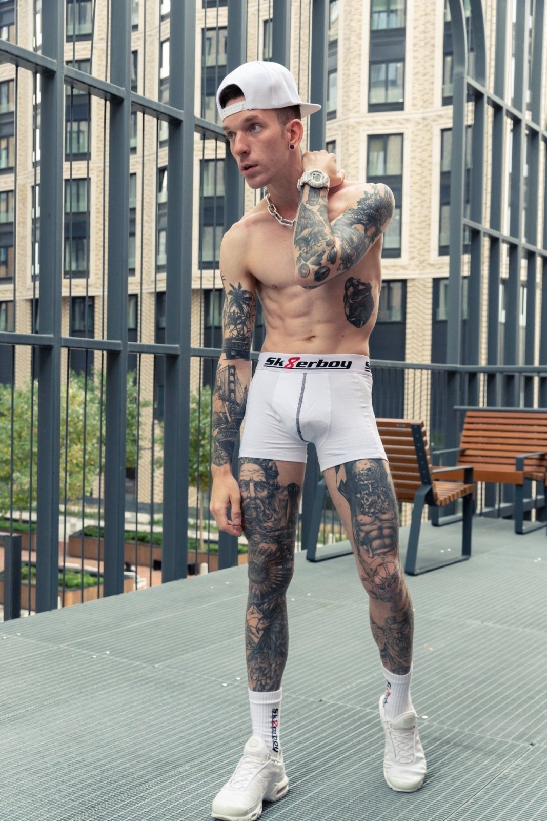 Sk8erboy® Basic Boxershorts weiß Sk8erboy®