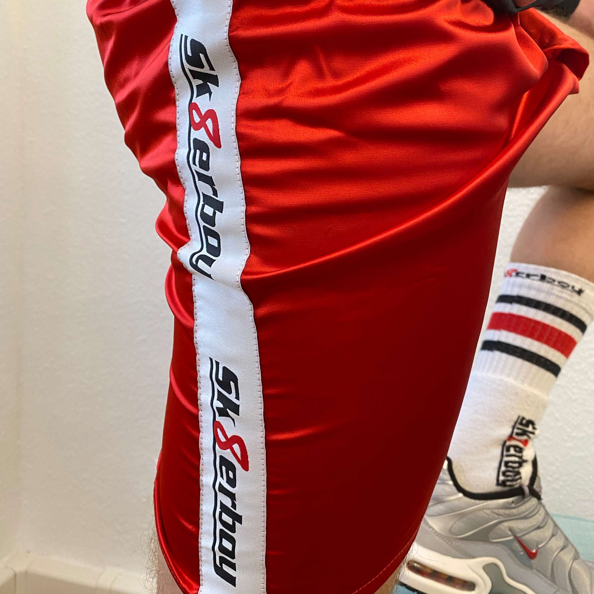 Sk8erboy® Shiny Boxershorts rot